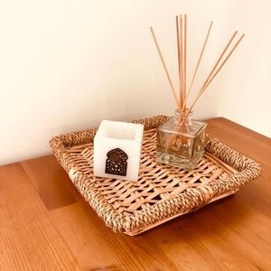 Boho Wicker Tray
